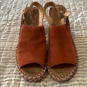 Monica Suede Espadrille Wedge